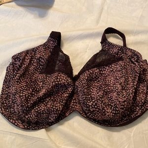 Elomi size 40H UK or 40K US bra leopard print underwire.